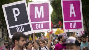 Manifestantes pour la PMA pour toutes le 6 octobre 2019 à Paris