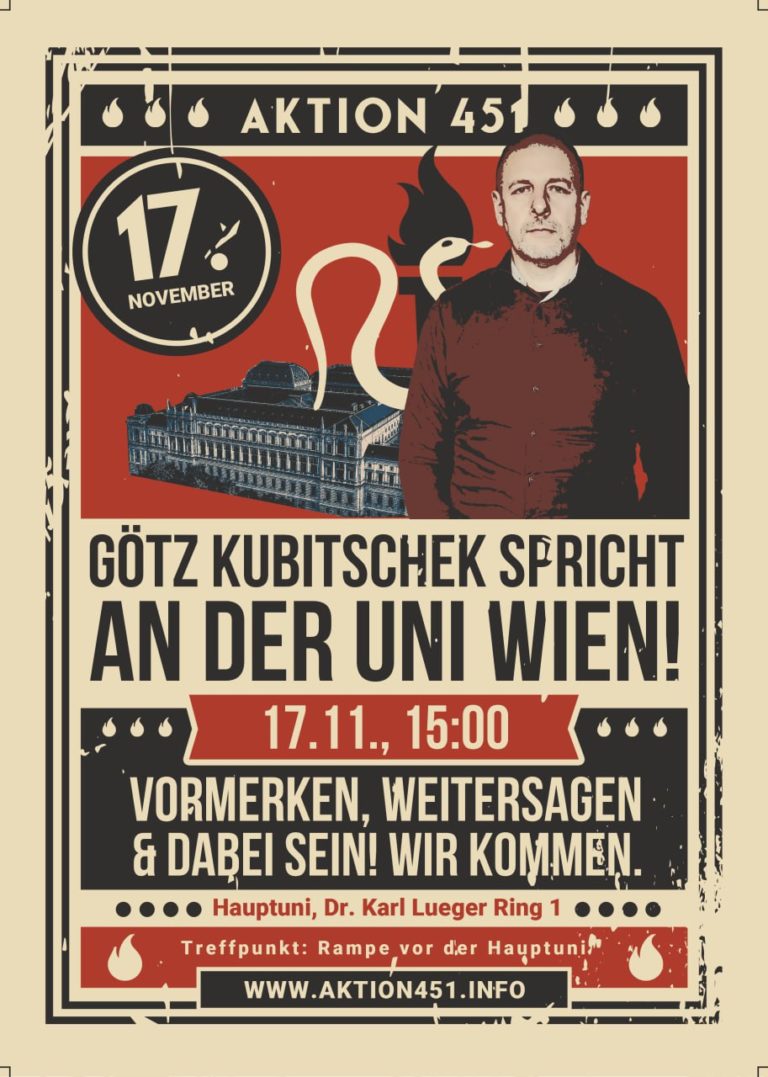 Affiche d'annonce - Conférence Aktion 451